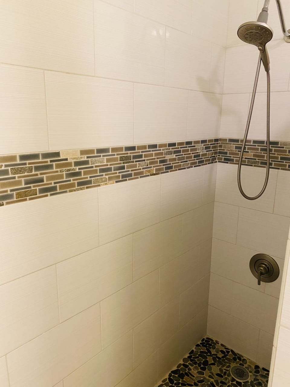 Nice walk in shower