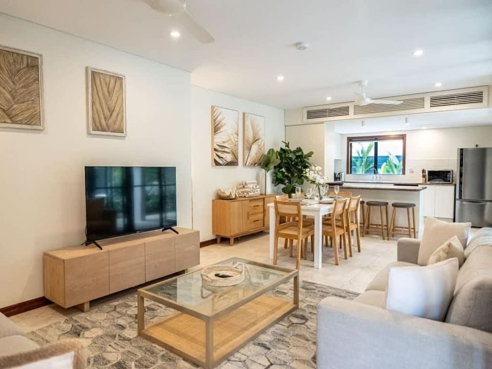 Downstairs living/dining room