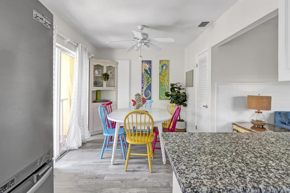 View to dinning area from kitchen
