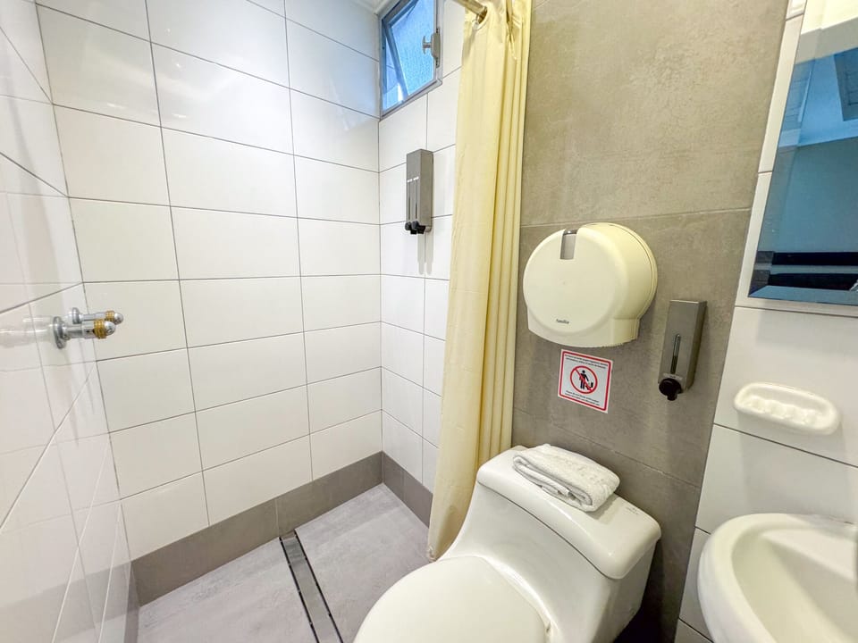 Comfort Double Room | Bathroom | Shower, free toiletries, towels
