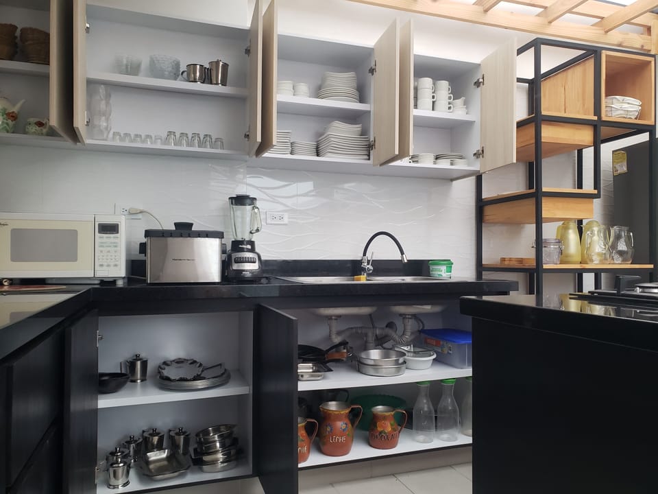 Shared fridge, shared microwave