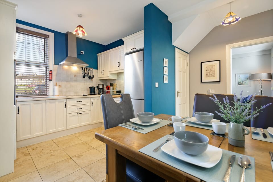 Enjoy the natural light as you prepare your favorite meals.