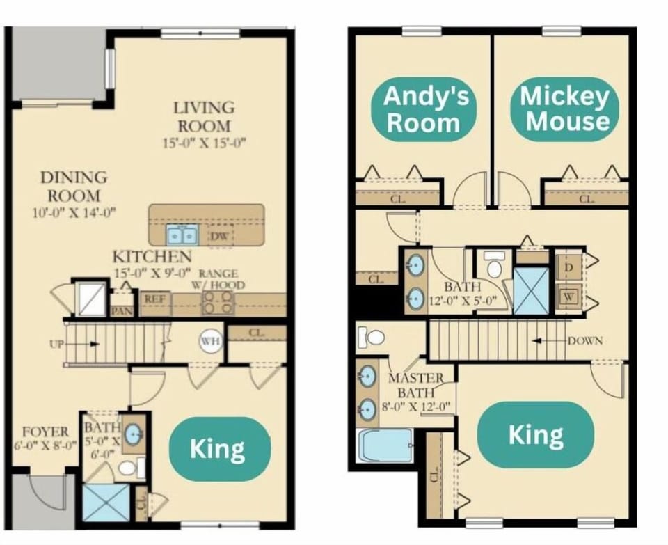 Floor plan ... starting picking out your spot!
