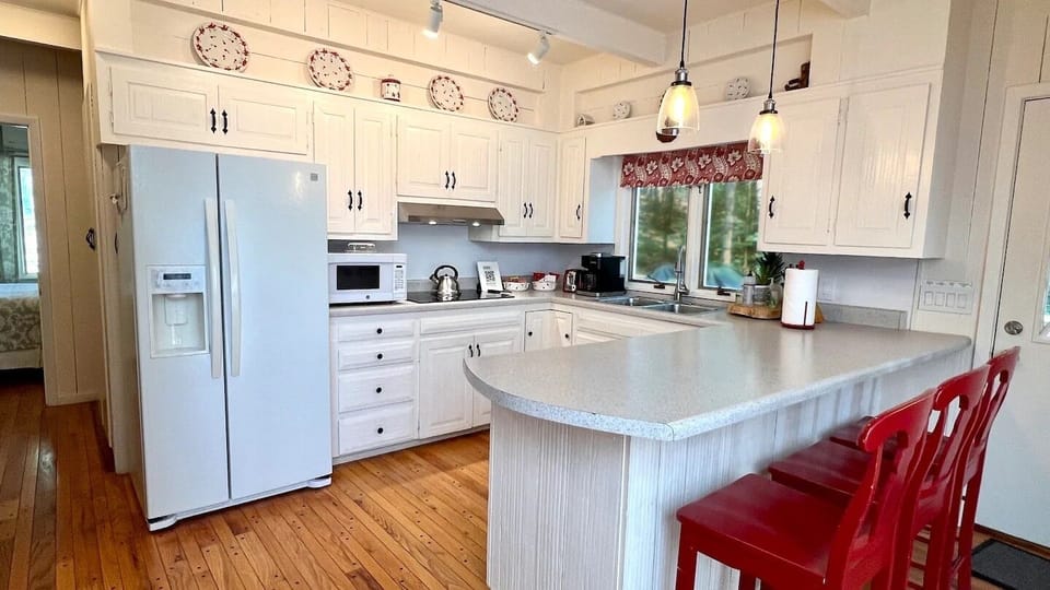 Our kitchen is well stocked. If you need anything before your visit, just ask.