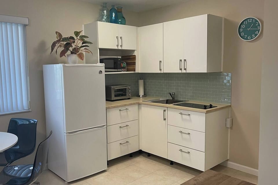 The kitchen.
