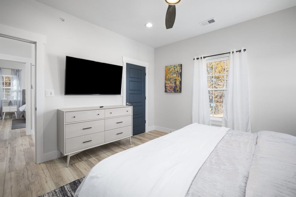 You’ll find a TV in every bedroom.