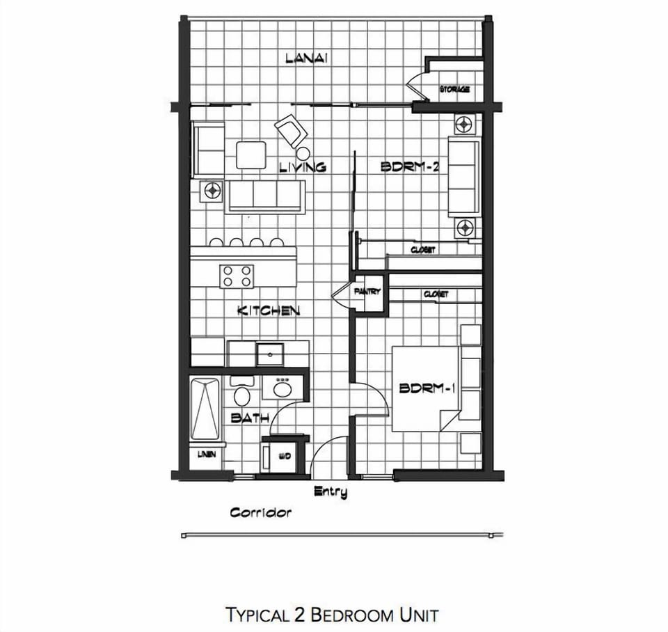 2 Bedroom configuration at Kauai Kailani