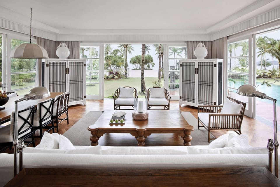 Villa, 4 Bedrooms | Living area | 32-inch LCD TV with cable channels, TV, Netflix