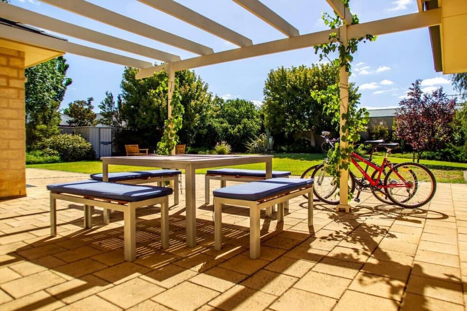 Take a break and enjoy the fresh air in our outdoor oasis.