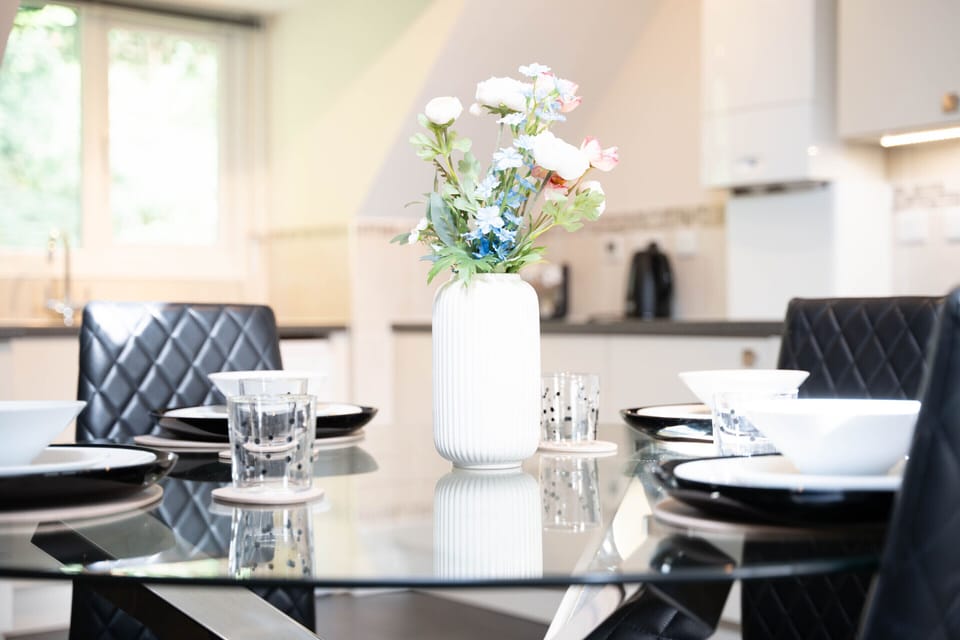 Deluxe Apartment, Private Bathroom, City View (2 bed 2 bath penthouse) | Dining