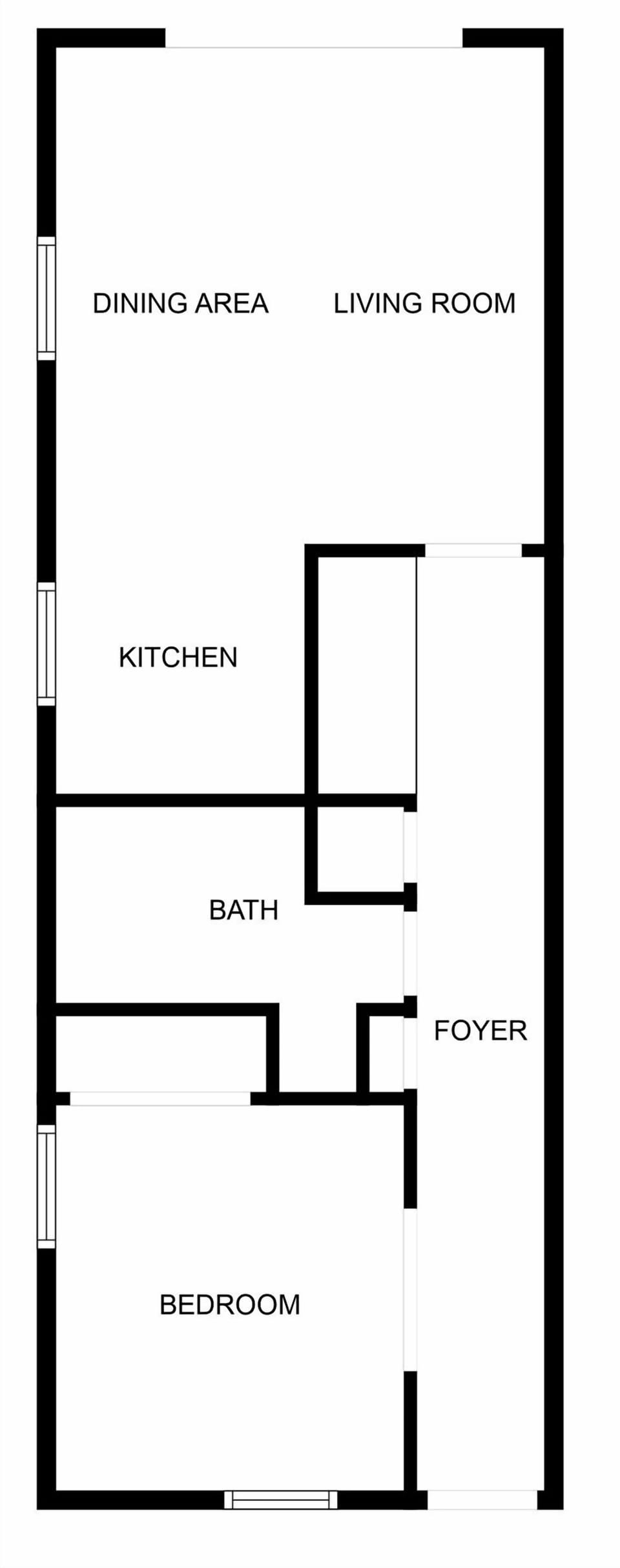 Floor Plan of Unit 101