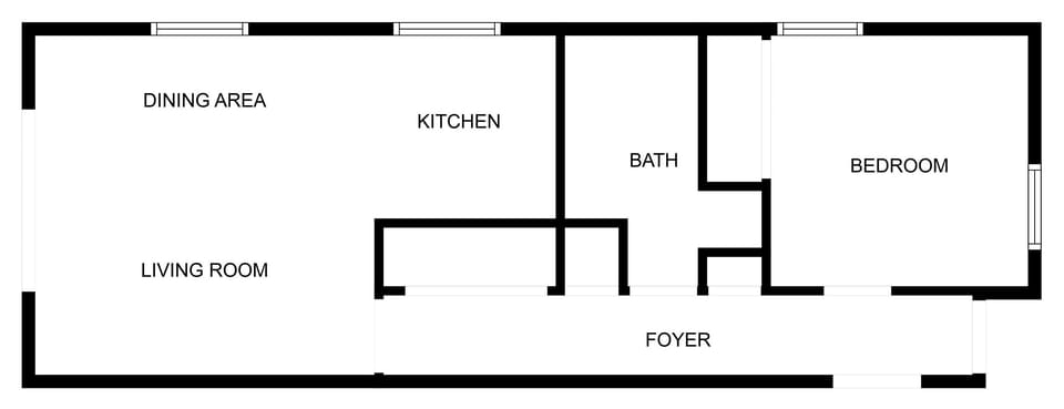 Floor Plan of Unit 102