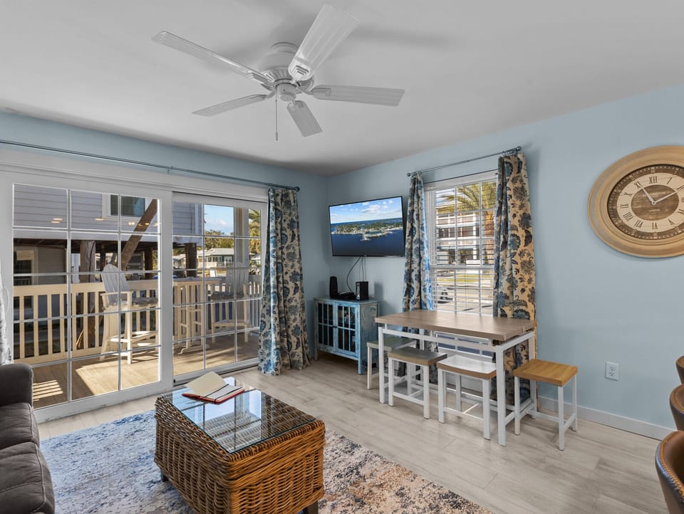 Sliding Doors Leading to Private Deck