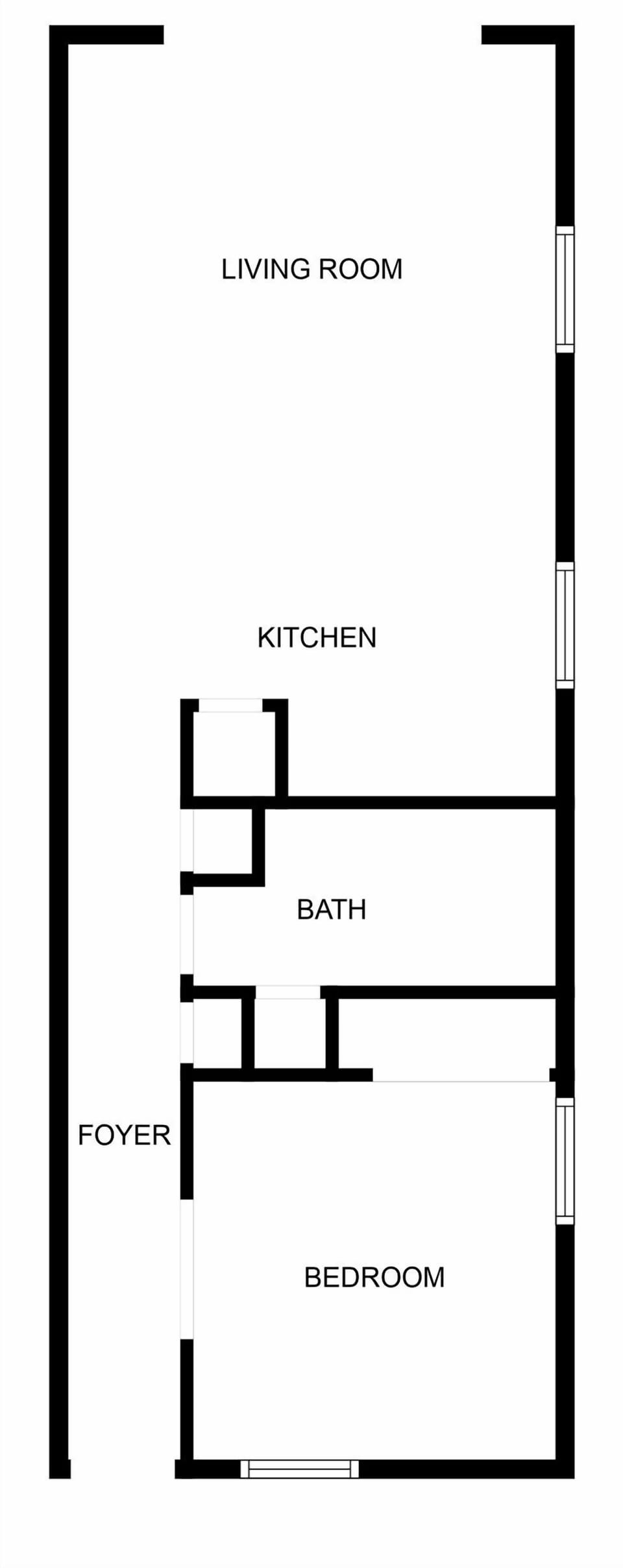 Floor Plan, Unit 105
