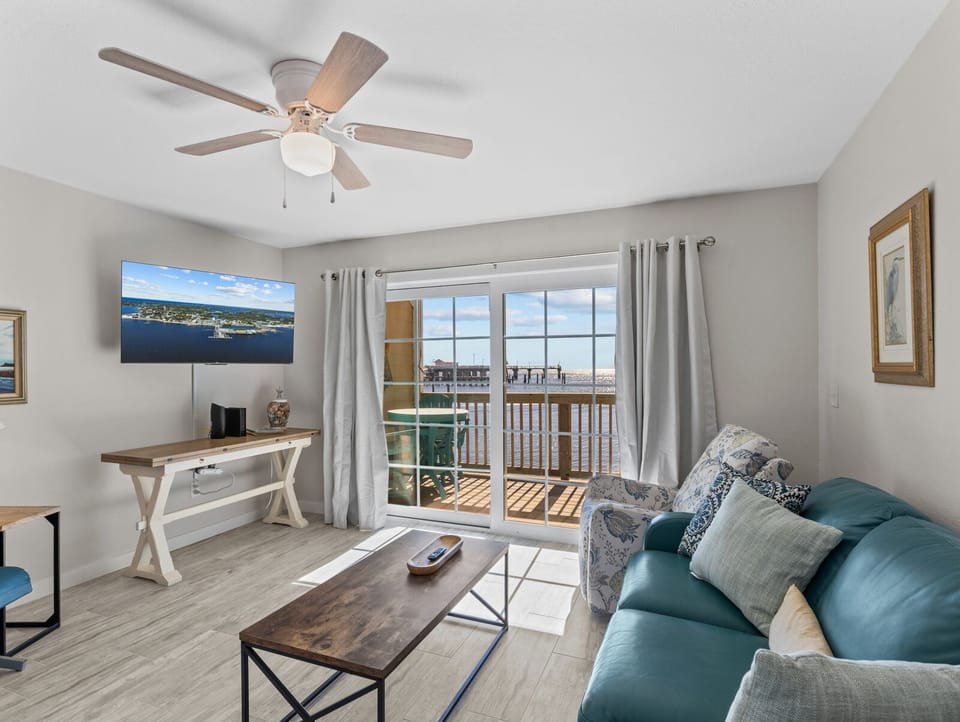 Sliding Doors Leading to the Private Deck