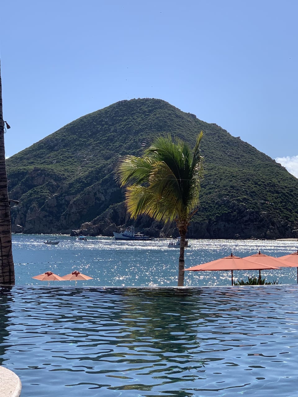 View from pool