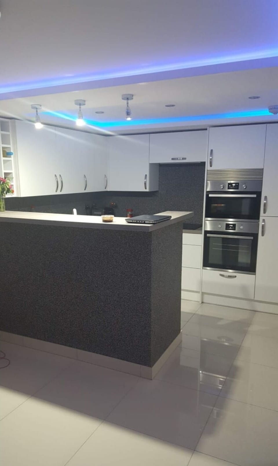 Apartment | Private kitchen | Fridge, microwave, oven, stovetop