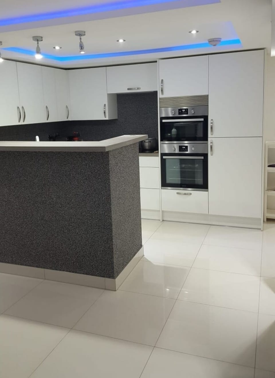 Apartment | Private kitchen | Fridge, microwave, oven, stovetop