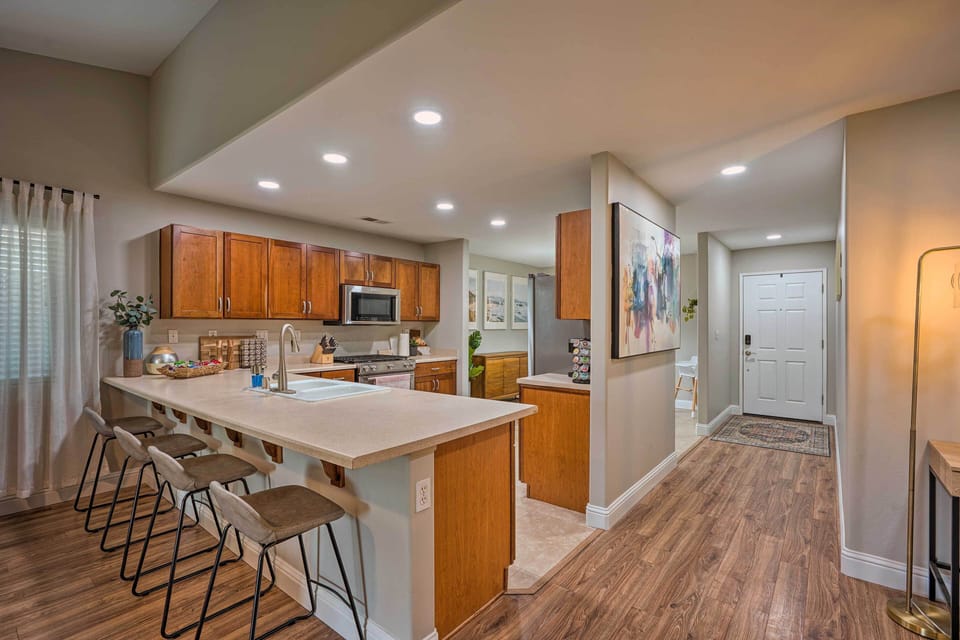 Fully Equipped Kitchen | Cooking Basics | Toaster | Hot Water Pot
