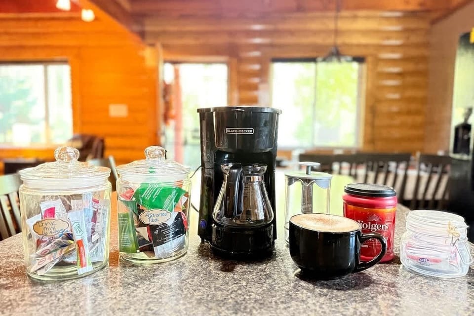 Coffee and drinks included during your stay