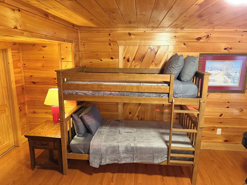 Twin size Bunk beds in the game room