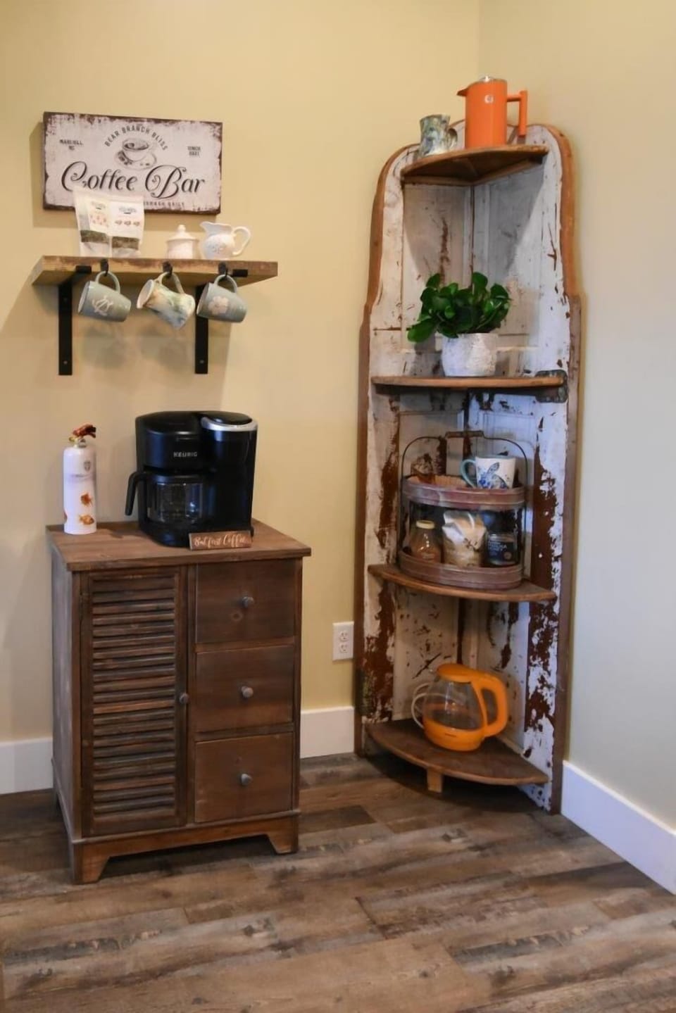 Coffee,Tea and Me!!  Enjoy a fresh cup at the coffee bar.