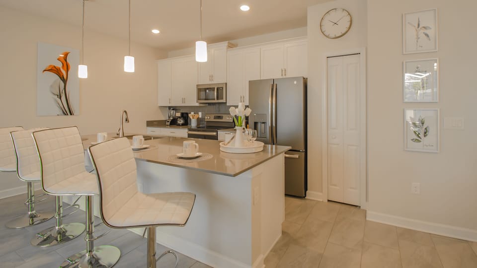 Breakfast seating area