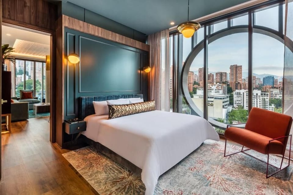 Luxury Penthouse - City Views | In-room safe, desk, blackout drapes, iron/ironing board