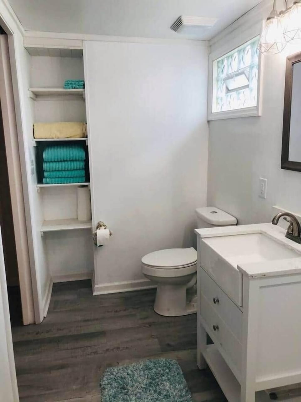 Private full bathroom adjacent to master