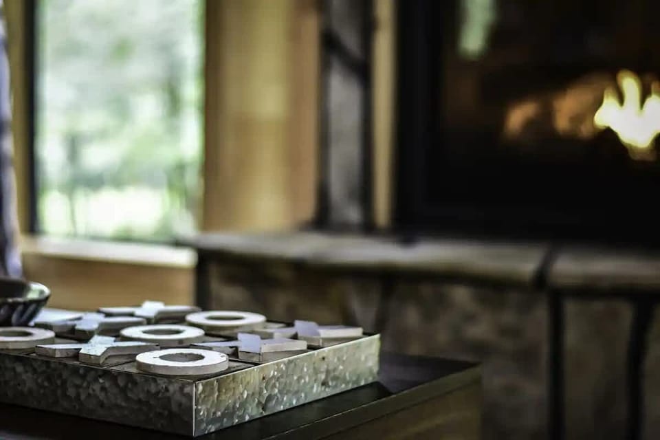 Decorations accentuate the feeling of luxury.