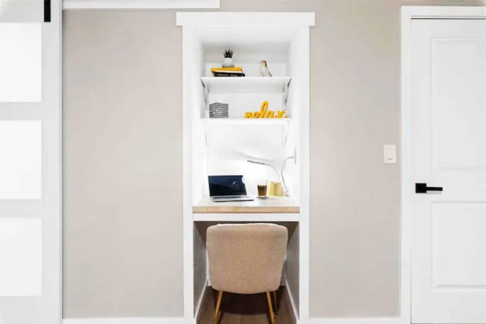 Dedicated workspace in the Master Bedroom