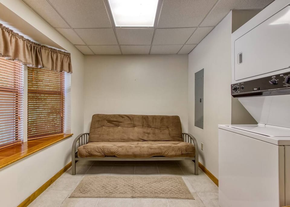 Futon with Laundry