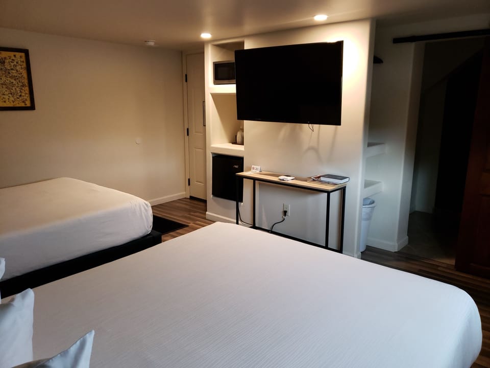 Room, 2 Queen Beds | 1 bedroom, premium bedding, memory foam beds, blackout drapes