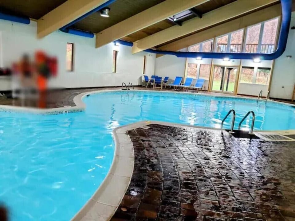 Indoor heated pool and Sauna now open A few minutes from our home by car. 
