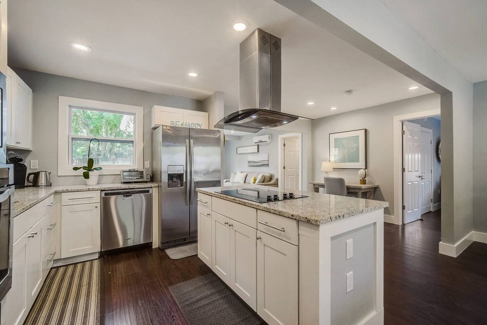 Stainless steel chef's kitchen