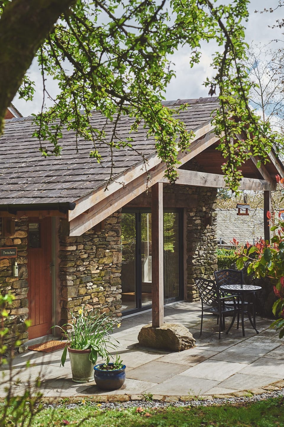 the exterior of Twitchers Cottage, Lake District