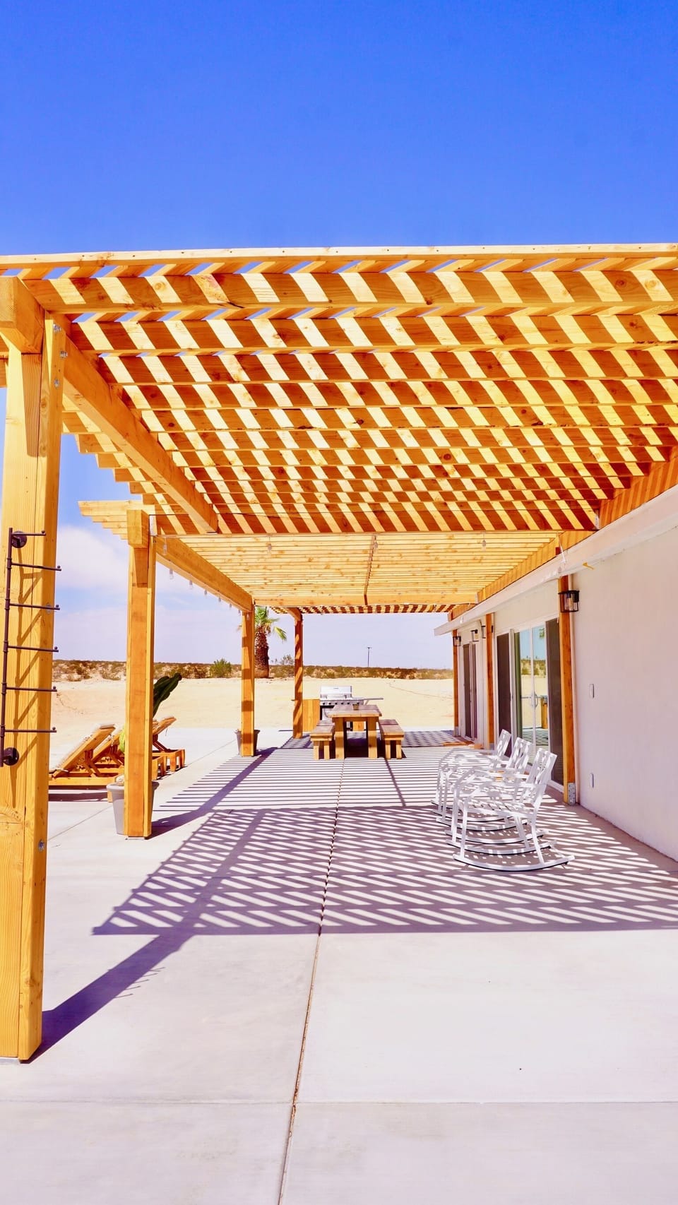 The back deck mid-day