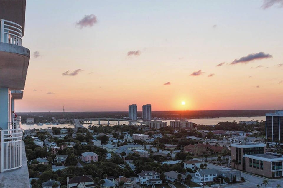 Sunset over Daytona