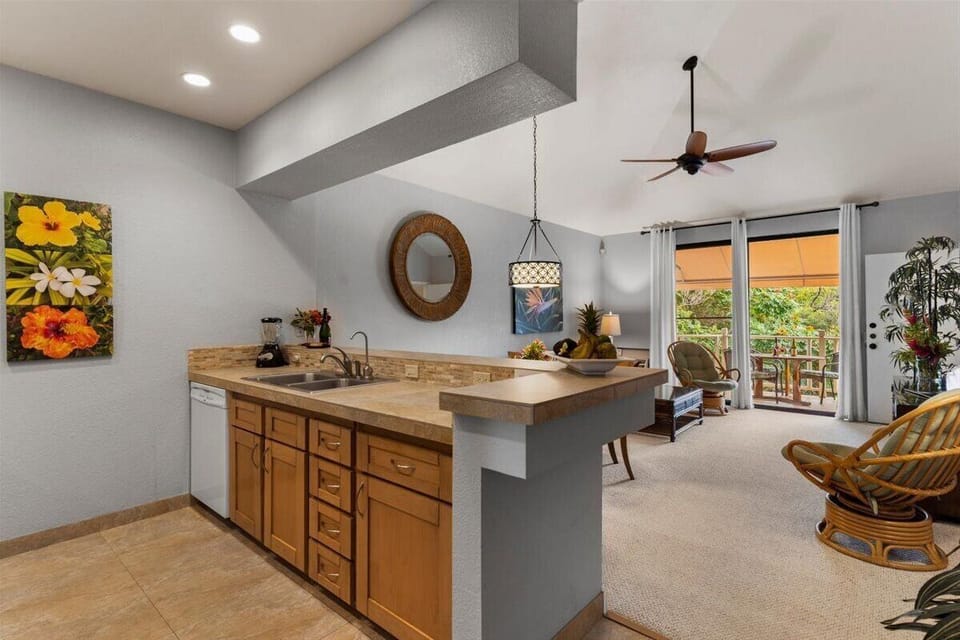 Newly remodeled and open kitchen