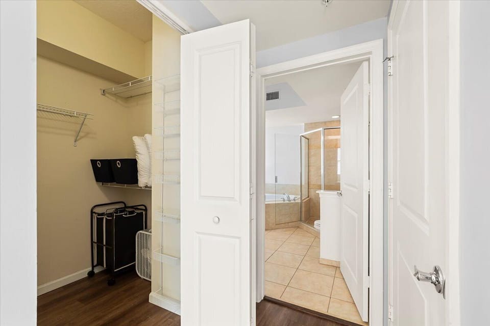 Walk-in closet in Master Bedroom