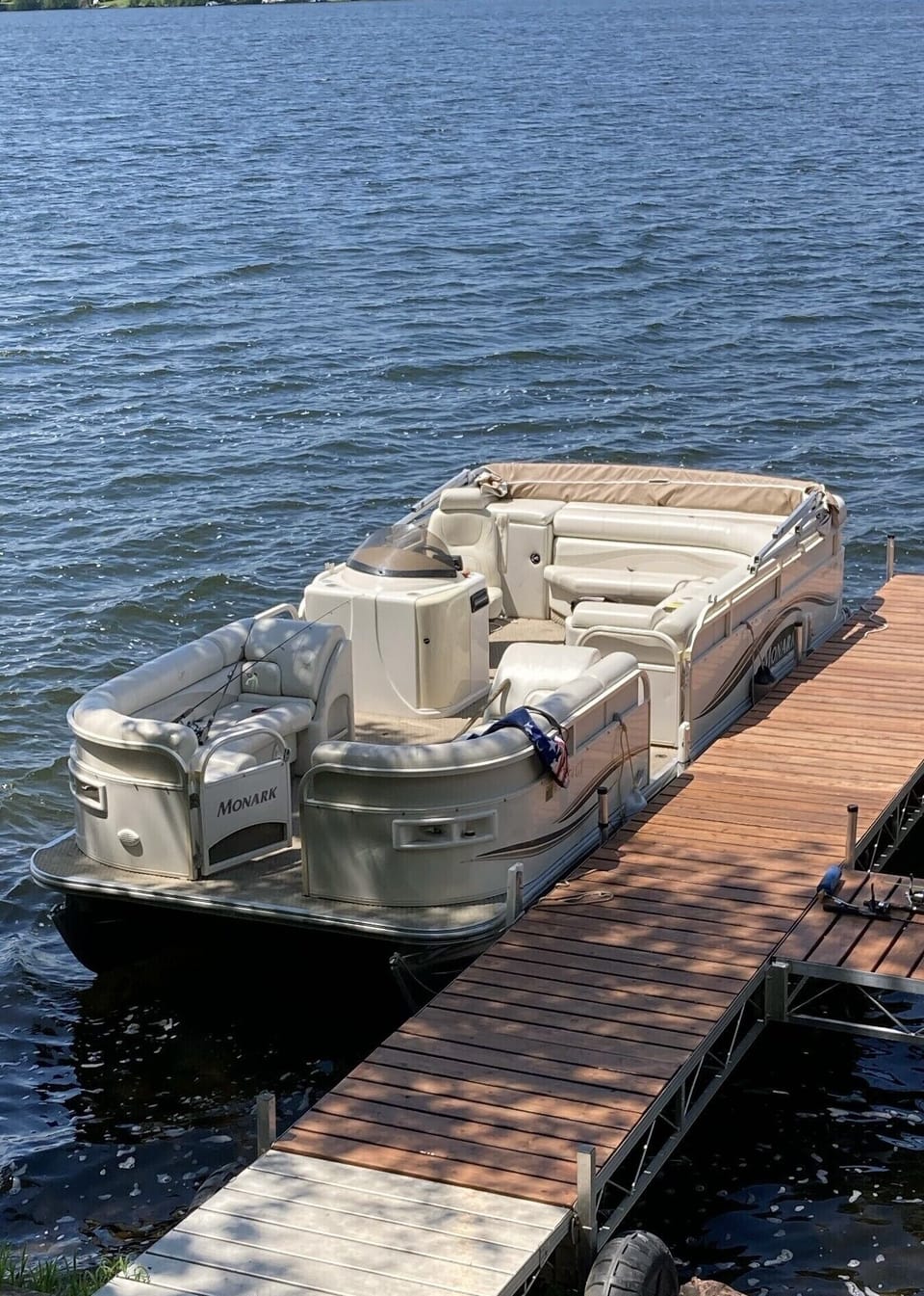 Pontoon rental available. 