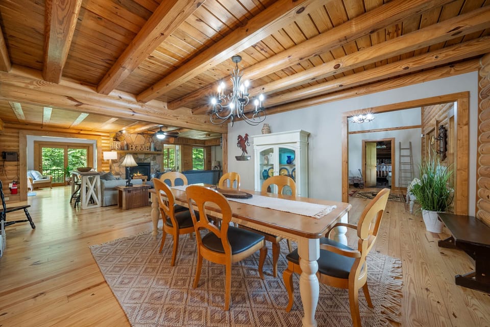 Dining Looking into the Living Room
