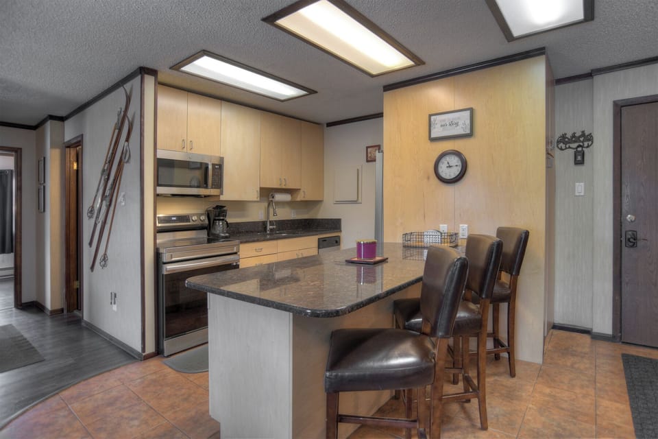 Full Kitchen with Bar Seating
