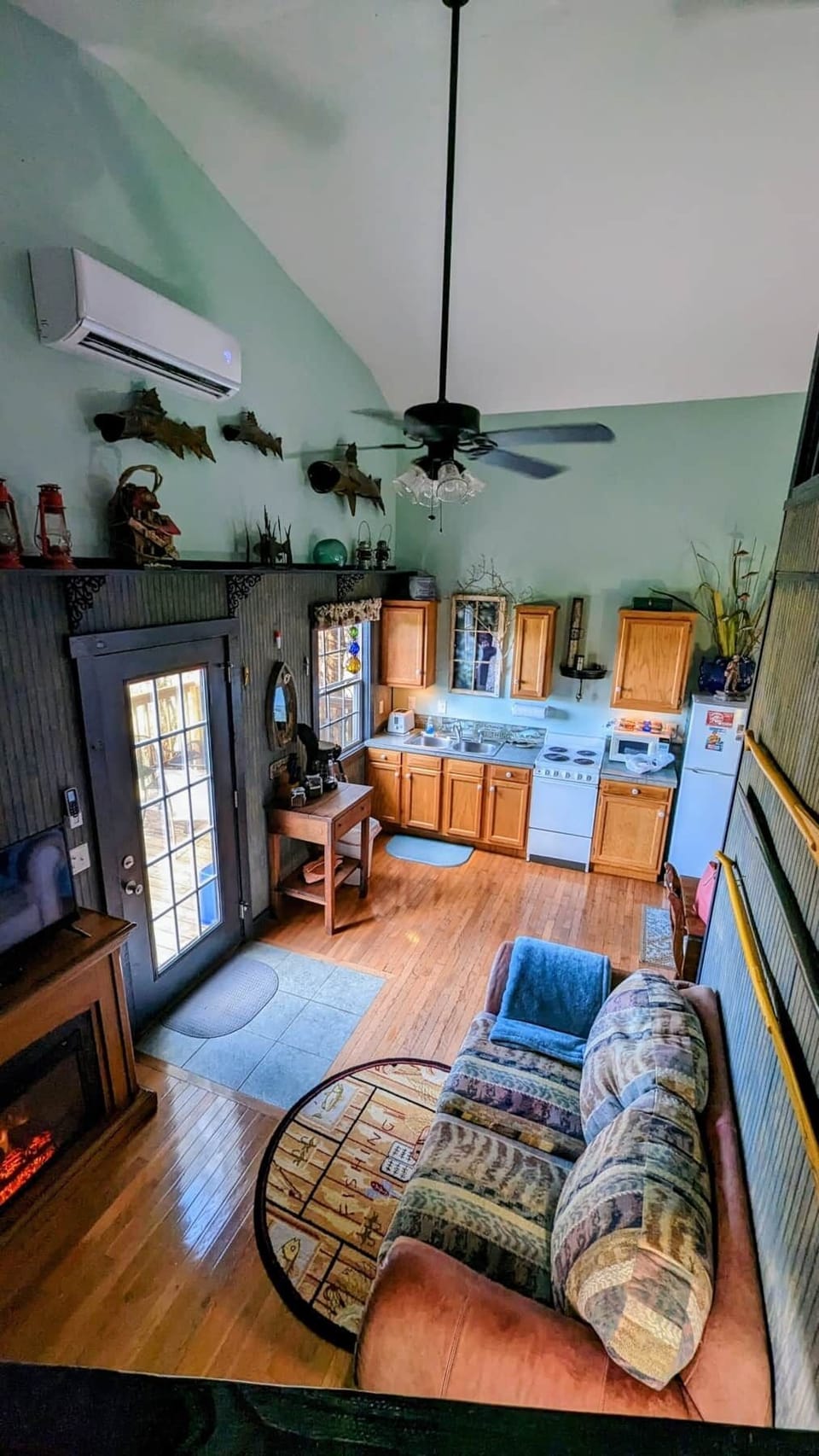 Living area and Kitchen