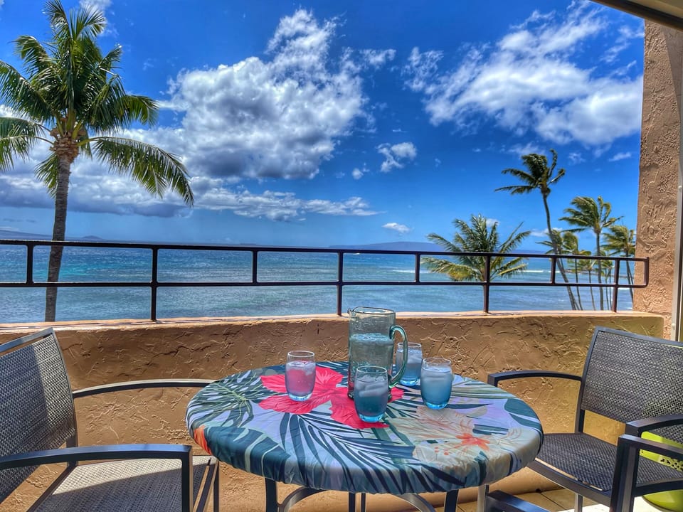 The Lanai could not be any closer to the water.  You will not want to leave...