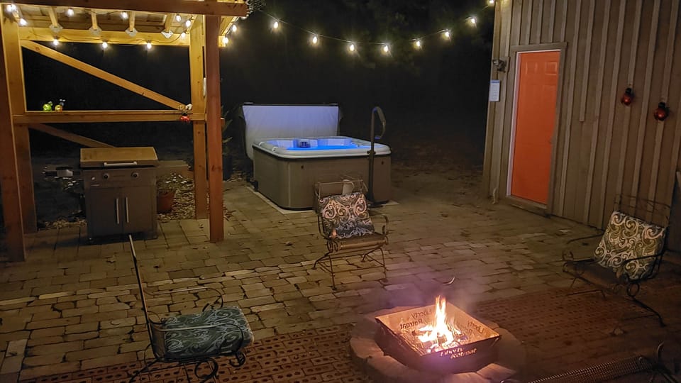 Patio at Night