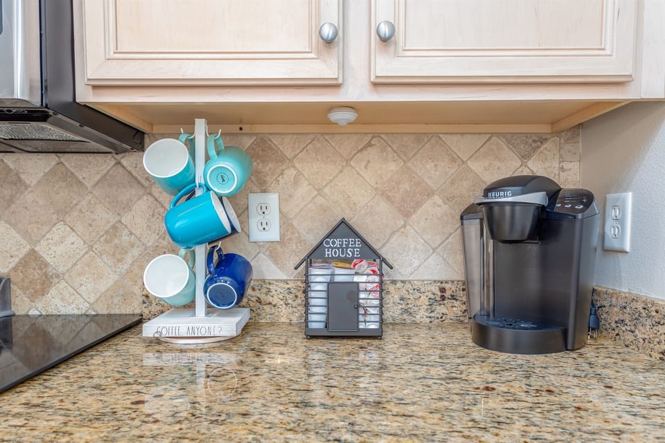 Savor Coffee Time!  Enjoy the convenience of both Keurig and regular drip coffee makers for your perfect cup of brew. 