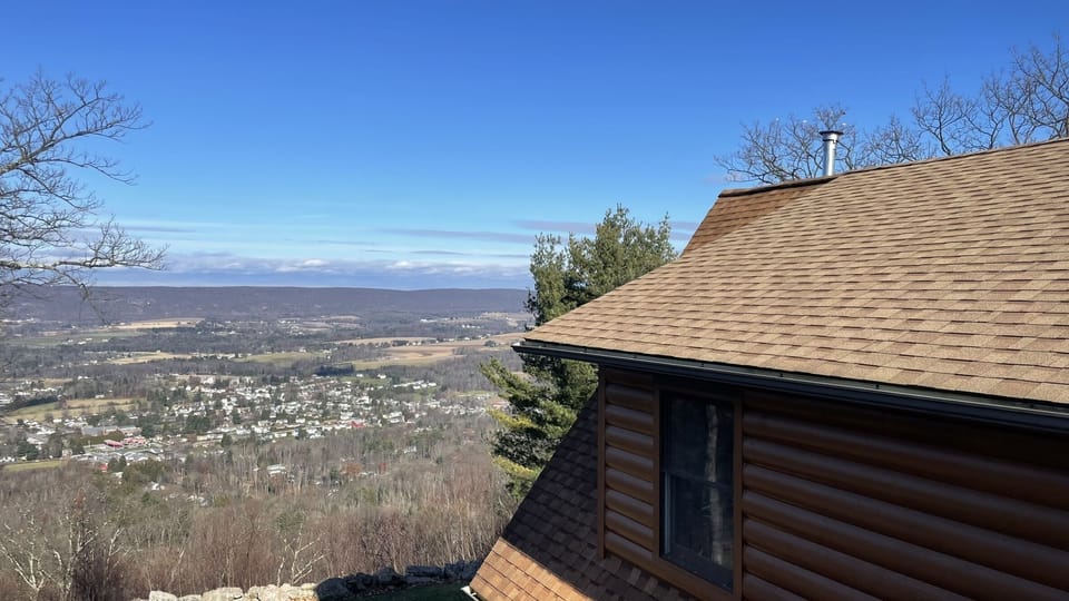 Lookout from the top of the mountain