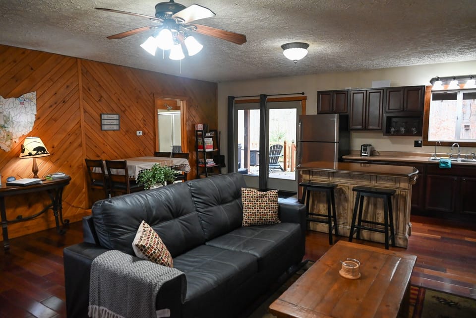 Open Concept Living Area and Eating Space