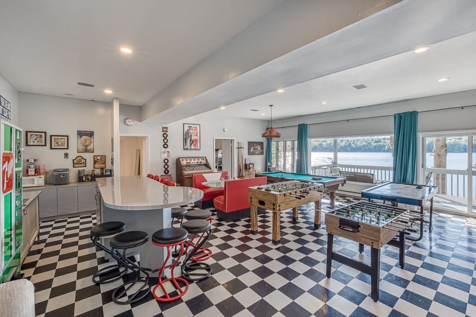 Milk Shake Anyone??! Johnny Rockets Themed Game Room! 